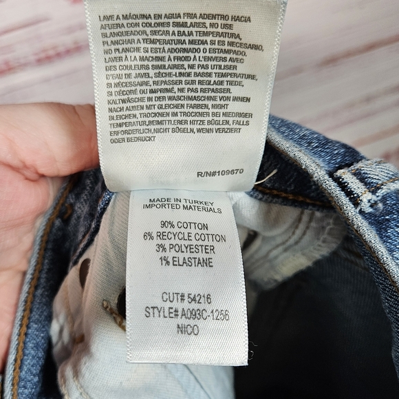 Agolde high rise distressed Nico skinny jeans - Picture 16 of 16